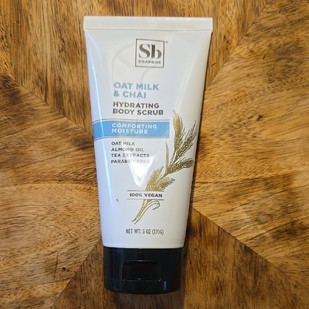 Soapbox Oat Milk & Chai Hydrating Body Scrub